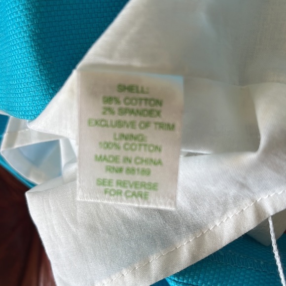 Lilly Pulitzer Strapless Dress in Blue‎ and Red - Picture 7 of 7